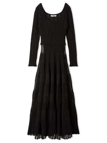 [スナイデル] レースクロシェロングドレス SWNO255152 レディース BLK 0