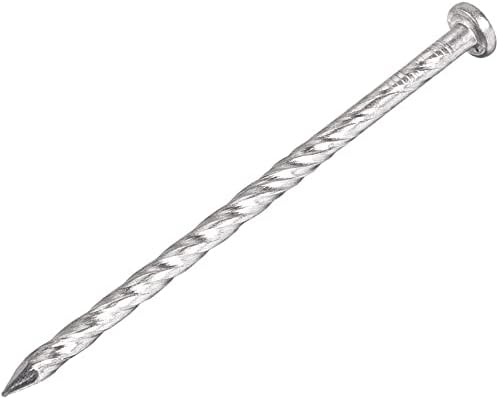 XYWHPGV Spiral Deck Nails Stainless Steel Nail Spiral Shank 77mmx3mm(LxD), 12 Pcs(32d21 a78b9 bc9ab a8e70 ad3d9 7a922