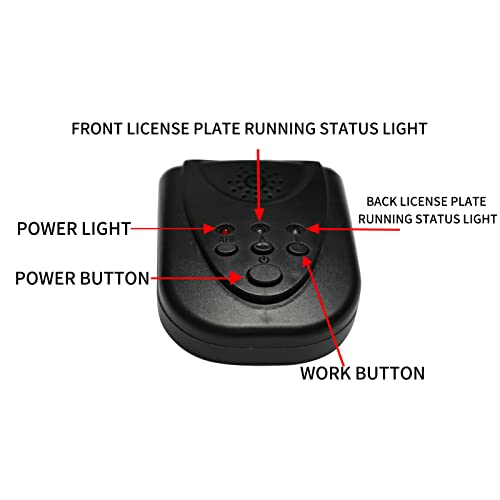 Car License Plate Frames, Us Universal Electric Plate, 2-Pack Holder, Weatherproof, Easy To Install #TOP4