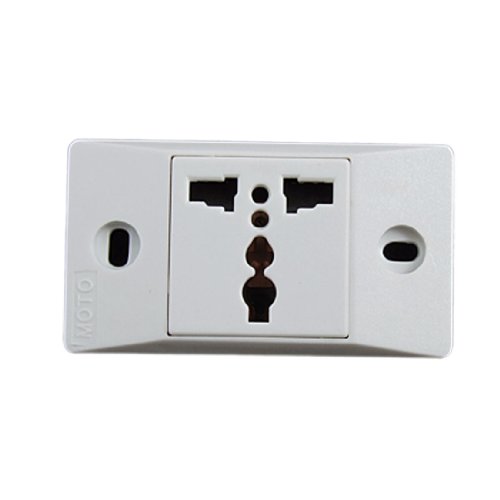 Aexit 10A 250V Distribution electrical 3 in 1 AU UK US Plug Socket Outlet Wall Plate