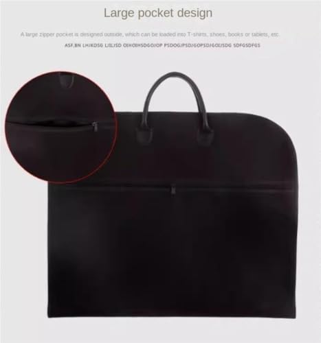 Habrur Clothes Cover 40"" Garment Bags Heavy Duty Suit Bags Foldable Dress Bag For Hanging Clothes Storage Suit Bags, 60*100cm, Black4