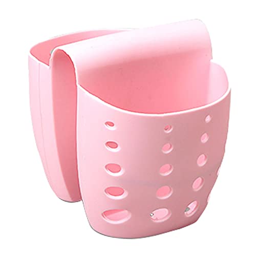 Organizador para esponja de cocina colgante para fregadero, color rosa miniatura 5