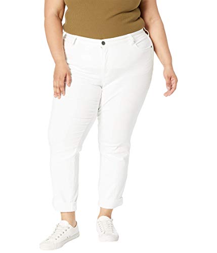 KUT from the Kloth Plus Size Catherine Boyfriend in Optic White