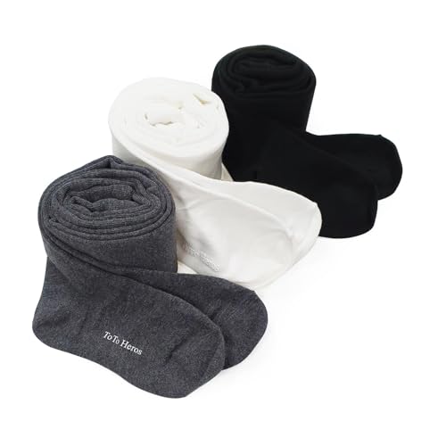 Kids Toddlers Baby Girls Cotton Tights Leggings Stocking Pants, Soft & Stretchy, Made in Korea, 3-9Y