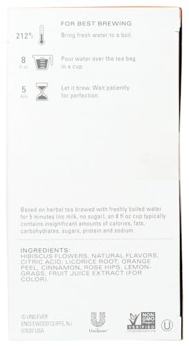 Tazo Tea Herbal Passion Tea, 20 Count (Pack of 3)