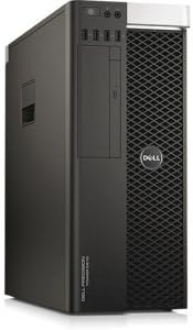 Angled view of Dell Precision 5810 showing side and front
