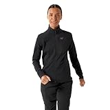 Arc'teryx Delta Jacket - Chaqueta de forro polar cálida y transpirable para mujer, color negro, talla L