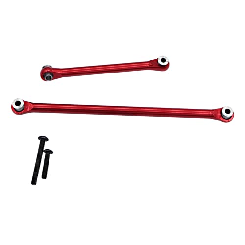 Steering Rod Tie Links For Axial 1/18 Utb18 Capra Rc Car, 1 Set Metal Steering Servo Link Turnbuckle Rod Linkage (Titanium) #TOP5