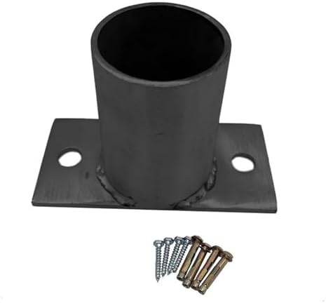Durable Circular Post Support Base for Signs, Mailboxes, and Decks - Versatile Concrete Foundation Solution (6 Pack) for Enhanced Stability and Support