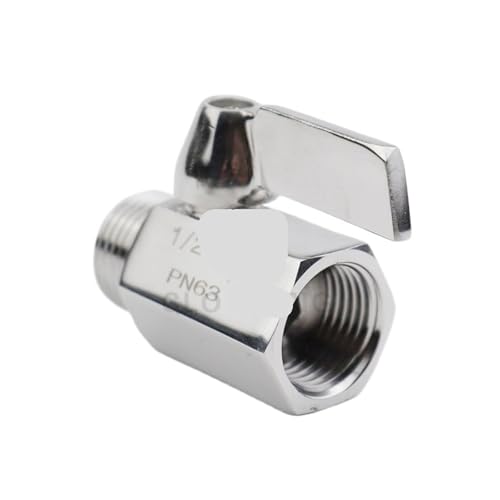 Mini válvula de bola de acero inoxidable de 3/4 rosca BSP de 2 vías 4