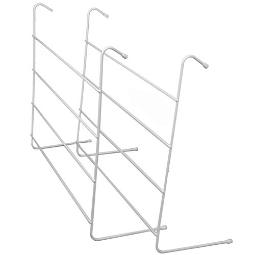 Hampine Pack of 2 Radiator Indoor Laundry Clothes Drying Airer, 4 Bar, Meters Of Drying Space.