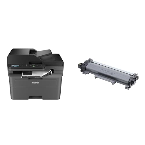 Image of Brother DCPL2640DW Printer and TN830 Standard Yield Toner