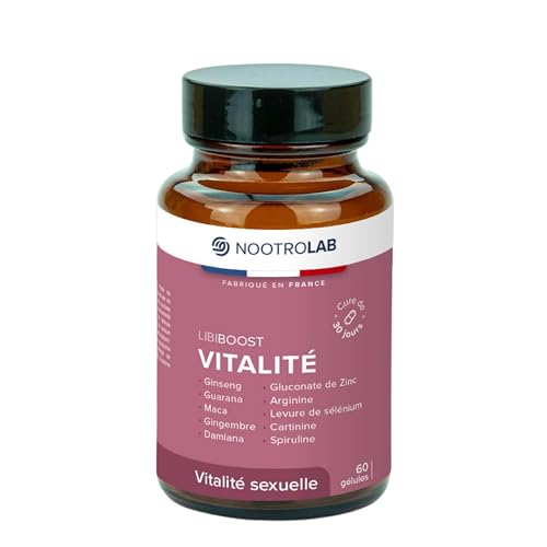 Libiboost – Complément Vitalité Sexuelle Homme – Ginseng, Maca, Zinc, Guarana, Gingembre, Bois Bandé – Libido, Énergie, Érection – Cure 30 Jours –...