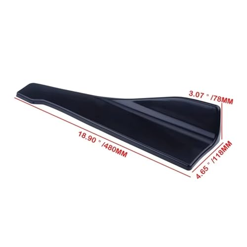 Faldas laterales F20 F21 E81 E82 E87 E88 protector kit carrocería divisor fibra carbono 75cm 6