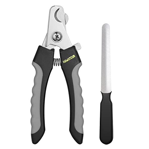 HAWATOUR Dog Nail Clippers, Professional Pet Nail Clipper & Trimmers