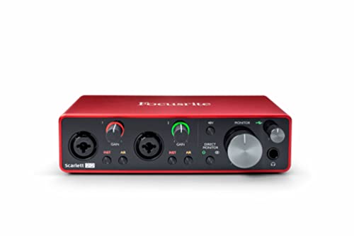 Focusrite Scarlett 2i2 3rd Gen USB Audio Interface for Recording, Songwriting, Streaming and Podcasting — High-Fidelity, Studio Quality Recording, and All the Software You Need to Record #1