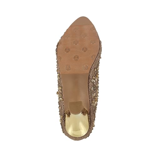 Image of Mochi Women'sSlip On Closure Ethnic - Mojaris with Block Heel