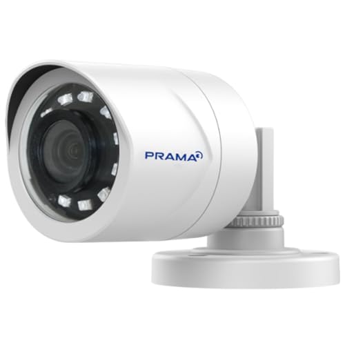 Image of PRAMA PT-HTD110E-IP 2MP Eco Bullet Camera, 2 MP high Performance CMOS, 1920 x 1080 Resolution, 3.6 mm Fixed Lens, Up to 20 m IR Distance, DNR, DWDR, Weatherproof IP66.