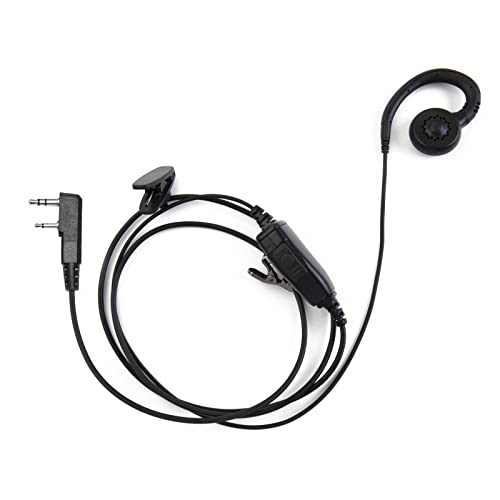 Casque radio bidirectionnel micro oreillette G kit surveillance talkie-walkie Kenwood