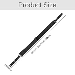 gexuamz Sangle de guitare en nylon avec extrémités en cuir et bandoulière réglable – Pour guitares acoustiques, basses… - Les Beatles, Paul McCartney, John Lennon, RIngo Starr, George Harrison gexuamz Sangle de guitare en nylon avec extrémités en cuir et bandoulière réglable - Pour guitares acoustiques, basses… – Image 2