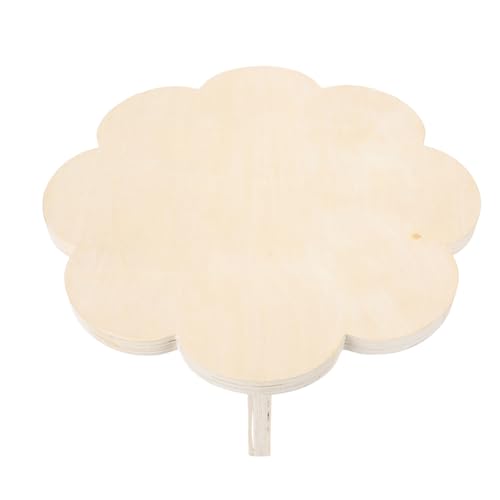 Table de pique-nique bois massif robuste forme fleur unique