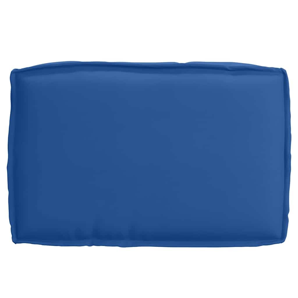 Cuscino blu reale 60 x 40 x 8 cm in tessuto Oxford, cuscino decorativo moderno per mobili da giardino, terrazza e soggiorno, cuscino rettangolare con imbottitura morbida, cuscino versatile