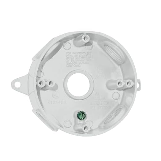 Sigma Engineered Solutions, White Sigma Electric 143854WH 1/2-Inch 5 Hole Round Box