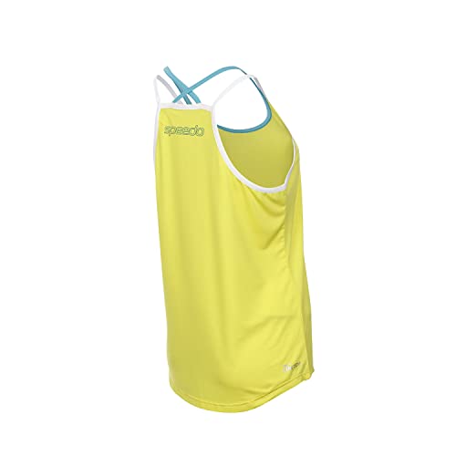 REGATA STRIPES Speedo Feminino, AMARELO SPIRIT, GG