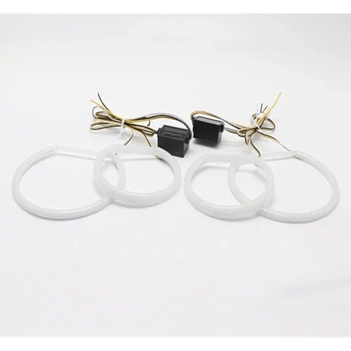 Ojos de Ángel LED para BMW Serie 6 E63 E64 2004-2007 con luces DRL blancas y amarillas