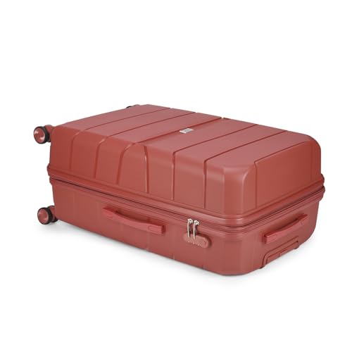 Image of VIP Pristine Check-in Hard-Sided Trolley Bag - 71cm for Travel (Large, Deep Red)