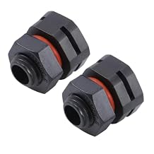 Dustproof Waterproof IP68 Breather Screw Air Vent M12x1.5 Pressure Reducing Valve, Lighting Breather Plug for Moisture and Pressure Control, 2-Pack Venting Screw for Outdoor Electrical Enclosures