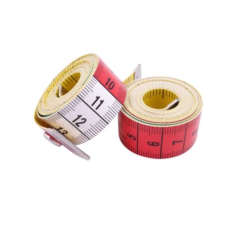 1 Cinta Métrica De Plástico Duradero De 60 Pulgadas Con Escala De Pulgadas De Fácil Lectura, Extremo De Metal Y Hebilla De Almacenamiento, Perfecta Para Medidas Corporales, Costura Y Sastrería