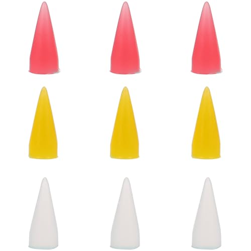 Alipis Lot De 9 Têtes De Stylo à Pointiller Les Ongles Petites Tailles En Silicone Rouge Jaune Blanc Pour Nail Art Nail Artistes Usage Professionnel Et Personnel