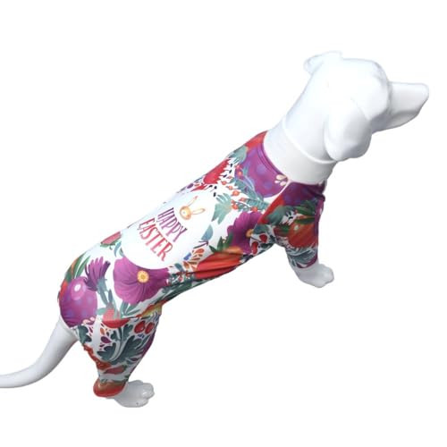 Image of Dog Onesie Surgery Recovery Suit for Medium Large Dogs Recovery Shirt for Abdominal Wounds or Skin Diseases Bodysuit Dogs Pajamas(F,S)