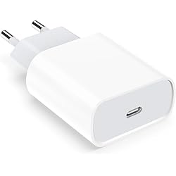 Cargador Tipo C Cargador USB C, iPhone 15/15 Pro/15 Pro Max/15 Plus/14/13/12/11/XS/XS MAX/X/XR,Pad, Samsung Galaxy, Pixel, 20W USBC Enchufe Rápido Adaptador Cabezal Tipo C Pared Carga Corriente Cargado Movil