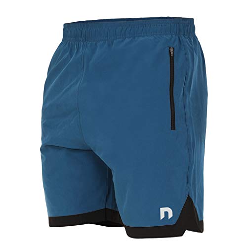 Image of NEVER LOSE Gym Short,Workout Short, Cycling Short, Sport Short, Men's Short Teal Blue