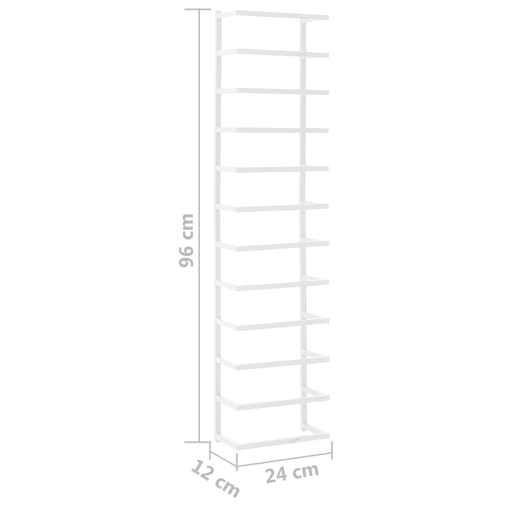 Generic Wieszak na Ręczniki, Stylowy i Stabilny Wieszak na Ręczniki Montowany na ścianie z dużą ilością Miejsca, 6-poziomowy Wieszak na Ręczniki do Organizacji łazienki (24x12x96cm)