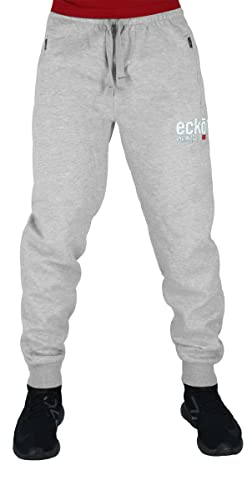 Ecko   Pantalones deportivos de algodón para hombre, color negro, gris carbón, azul marino, índigo (M, gris)