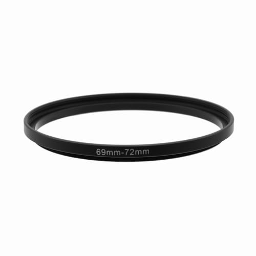 LingoFoto 69-58/62/67/72/77mm Step Up & Step Down Rings Adapter for Camera Lens and Filters 69-72 Filter Adapter Ring 69mm Lens to 72mm Filters (69-72mm)