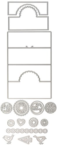 Sizzix 660719 Card Scallop Circle Stand-Ups Framelits Die Set by Stephanie Barnard (19/Pack)