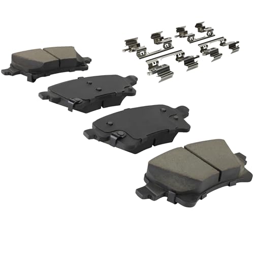 Image of QUALITY-BUILT Rear Ceramic Brake Pads, Premium 1001-2233C, Compatible with 2020-2024 Jeep (Gladiator,Wrangler)