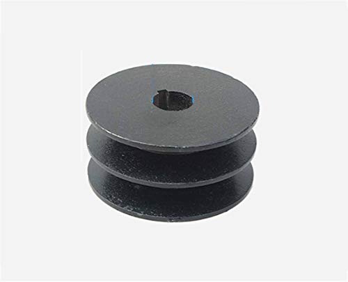 ZFX-DAYIN, Rueda de polea de cinturón de 1set con dia groove doble de 17 mm.Se adapta a 70 mm para el motor de gas de 168F / 170F / GX200 de la salida de 20 mm utilizada para la bomba / cortador de ag Cover