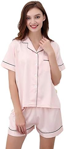 Short Sleeve Pajama Set with Shorts pjs 