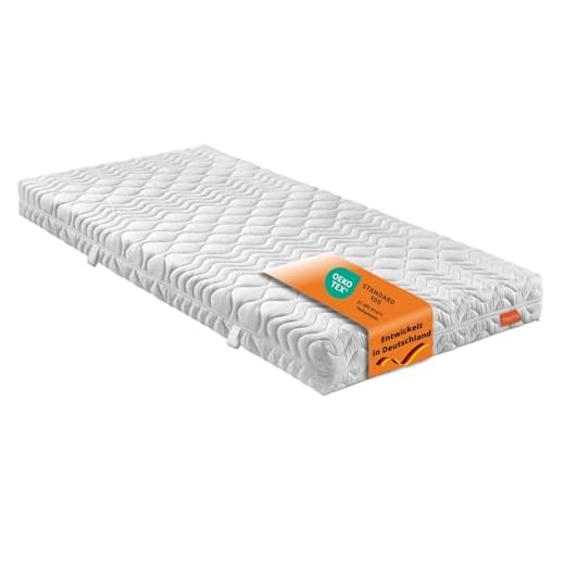 Traumnacht Easy Comfort Rollmatratze Öko-Tex zertifiziert, Härtegrad 2 (H2), 90 x 200 cm, weiß 4 sleepling 7 -Zonen Kaltschaummatratze Wendematratze Bodyprotect 500 Duo Härtegrad 2 & 3 90 x 200 x 21 cm, weiß