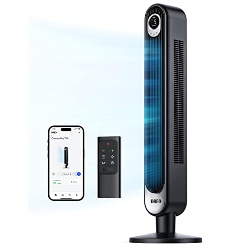 Dreo Smart Tower Fan with WiFi & Alexa | 6 Speeds