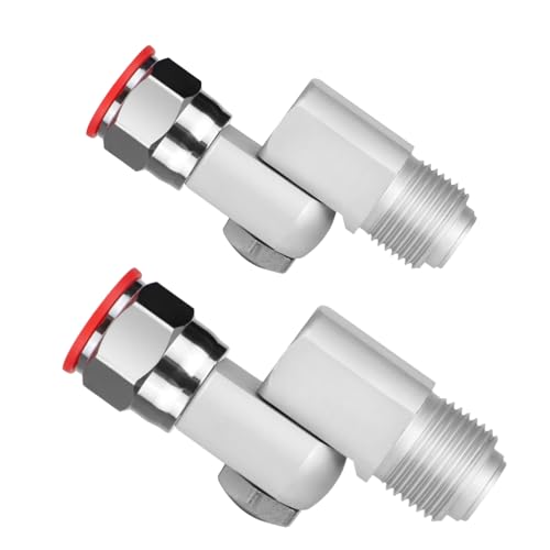 Image of (2pack) 235486 Airless Paint Spray Gun Swivel Joint | Compatible with Graco Sprayers Gun Accessories 7 /8 inch Thread 180 Degree Rotation
