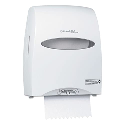 Kimberly-Clark Professional* Sanitouch Hard Roll Towel Dispenser, 12.63 X 10.2 X 16.13, White