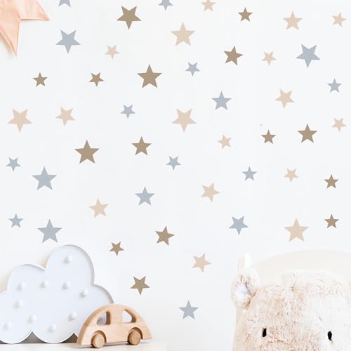 Vinilo decorativo sacinora Estrellas Marrón Gris miniatura 4