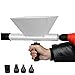 Mortar Chicken Tool, Cement Mortar Applicator Sprayer, Electric Grout Machine with 4 Nozzles, Sealing Tool for Brick Floors