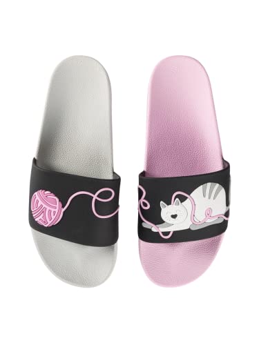 Image of Dedoles Slides & Slippers for Women & Men Summer Non Slip Shower Sandals Funny Designs Beach Shoes for Home Garden Bathroom Pool Gift